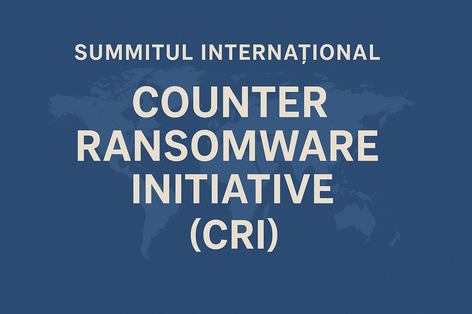 Agenția pentru Securitate Cibernetică la Summitul International Counter Ransomware Initiative (CRI)